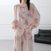 "Blush Bloom Floral Lounge Set – New Arrival | Soft, Stylish & Comfortable Sleepwear"